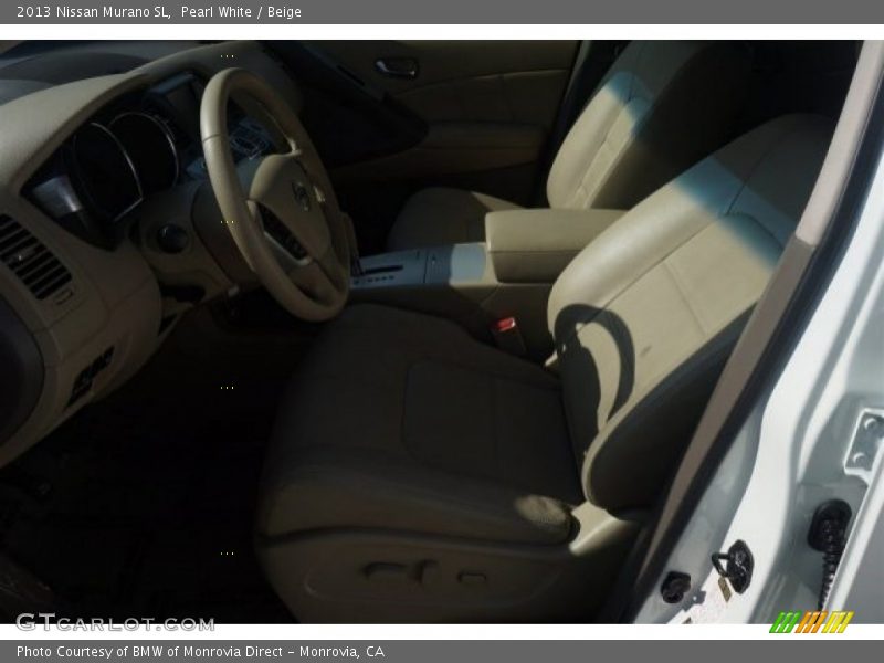 Pearl White / Beige 2013 Nissan Murano SL