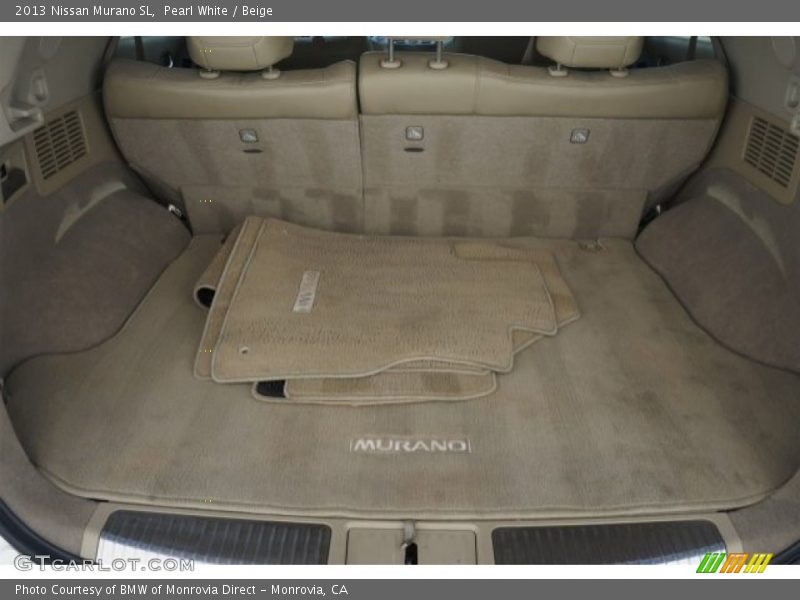 Pearl White / Beige 2013 Nissan Murano SL