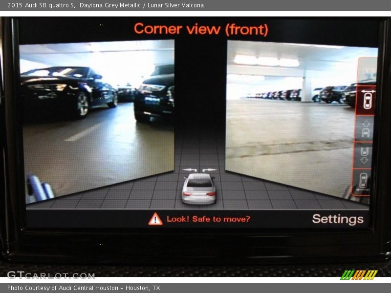 Daytona Grey Metallic / Lunar Silver Valcona 2015 Audi S8 quattro S