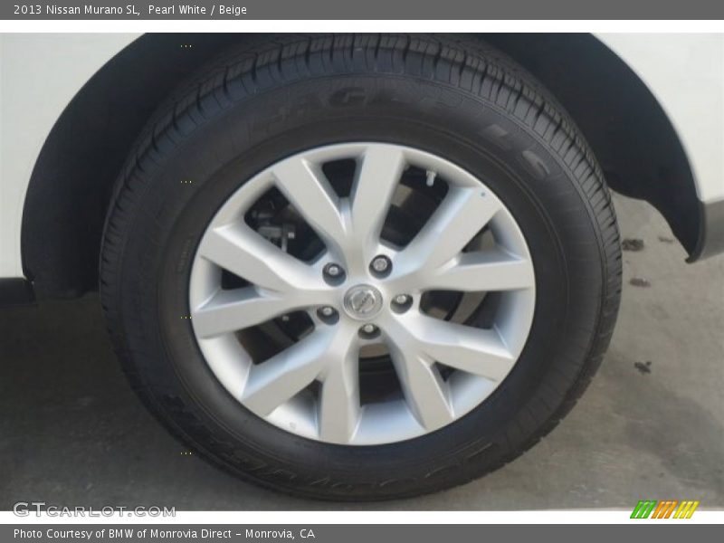 Pearl White / Beige 2013 Nissan Murano SL