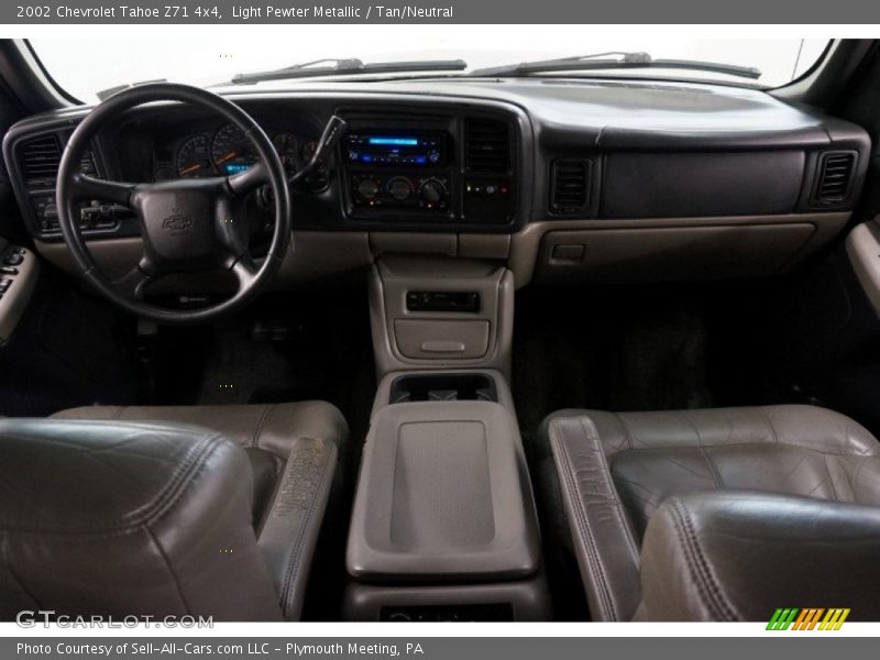 Light Pewter Metallic / Tan/Neutral 2002 Chevrolet Tahoe Z71 4x4