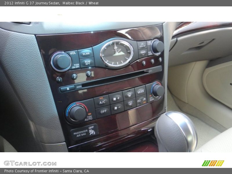 Malbec Black / Wheat 2012 Infiniti G 37 Journey Sedan