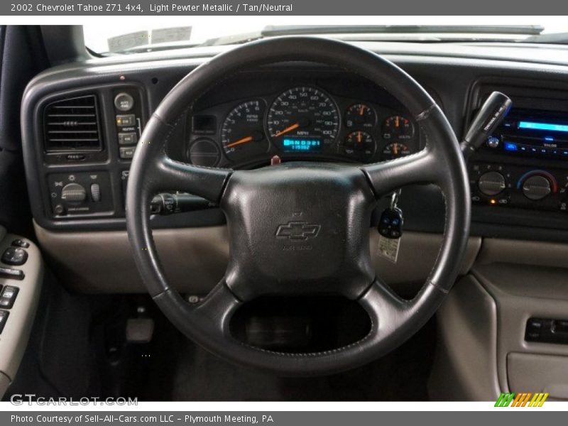 Light Pewter Metallic / Tan/Neutral 2002 Chevrolet Tahoe Z71 4x4