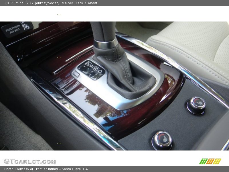 Malbec Black / Wheat 2012 Infiniti G 37 Journey Sedan