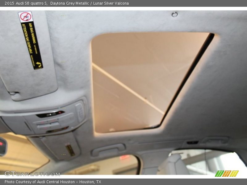 Daytona Grey Metallic / Lunar Silver Valcona 2015 Audi S8 quattro S