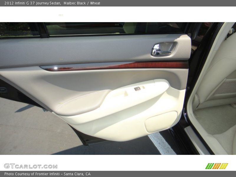 Malbec Black / Wheat 2012 Infiniti G 37 Journey Sedan