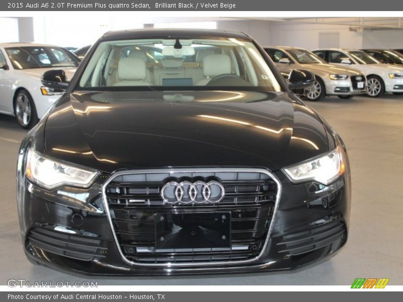 Brilliant Black / Velvet Beige 2015 Audi A6 2.0T Premium Plus quattro Sedan