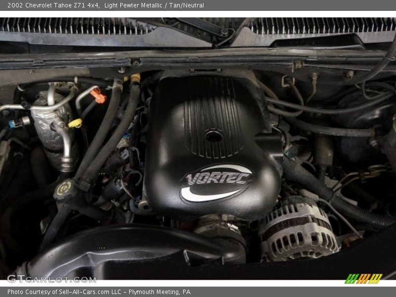 Light Pewter Metallic / Tan/Neutral 2002 Chevrolet Tahoe Z71 4x4