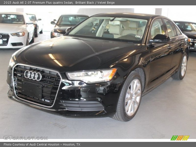 Brilliant Black / Velvet Beige 2015 Audi A6 2.0T Premium Plus quattro Sedan