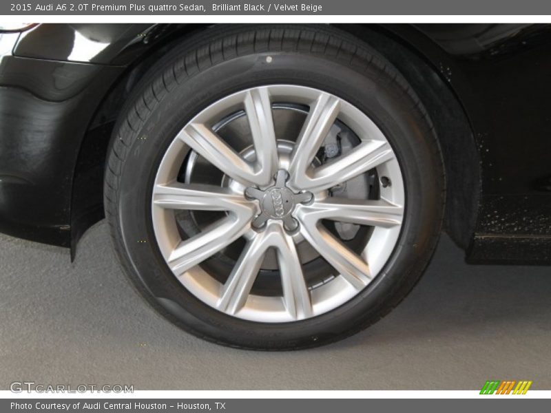 Brilliant Black / Velvet Beige 2015 Audi A6 2.0T Premium Plus quattro Sedan