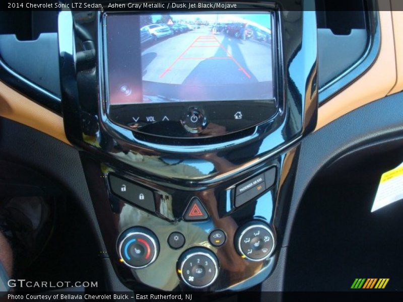 Ashen Gray Metallic / Dusk Jet Black/Mojave 2014 Chevrolet Sonic LTZ Sedan