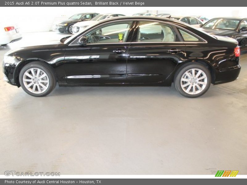 Brilliant Black / Velvet Beige 2015 Audi A6 2.0T Premium Plus quattro Sedan