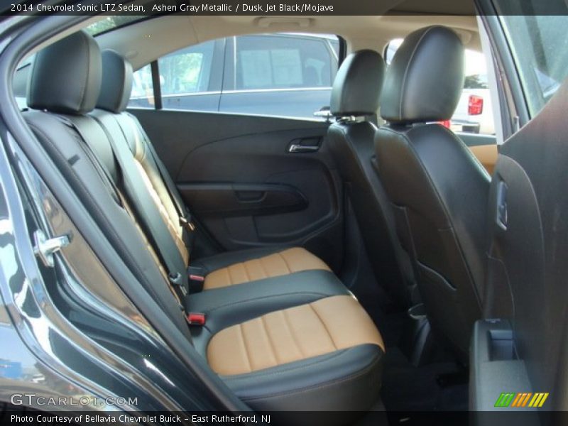 Ashen Gray Metallic / Dusk Jet Black/Mojave 2014 Chevrolet Sonic LTZ Sedan