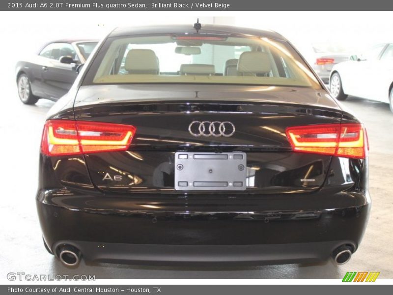 Brilliant Black / Velvet Beige 2015 Audi A6 2.0T Premium Plus quattro Sedan