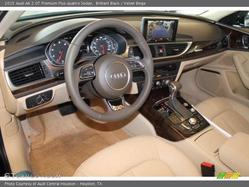 Brilliant Black / Velvet Beige 2015 Audi A6 2.0T Premium Plus quattro Sedan
