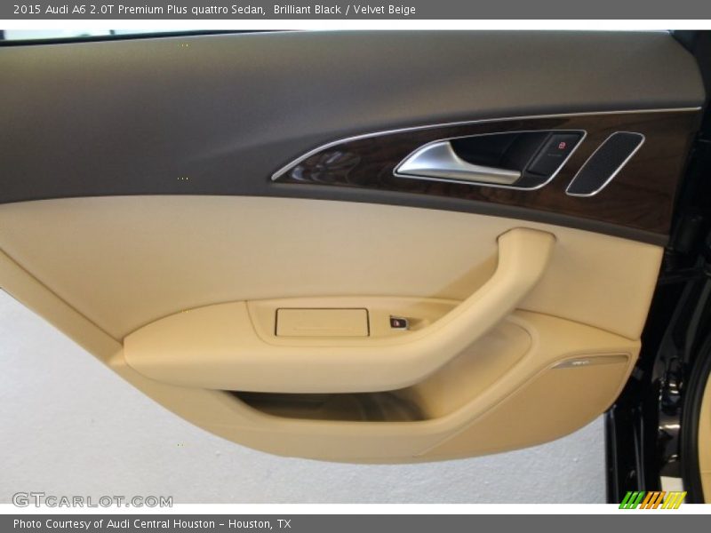 Brilliant Black / Velvet Beige 2015 Audi A6 2.0T Premium Plus quattro Sedan