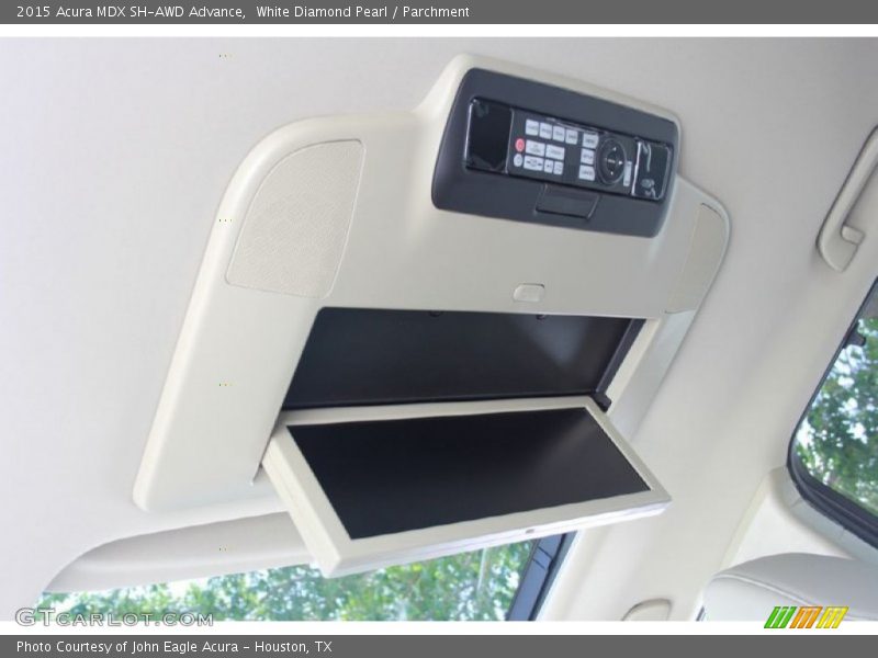 White Diamond Pearl / Parchment 2015 Acura MDX SH-AWD Advance