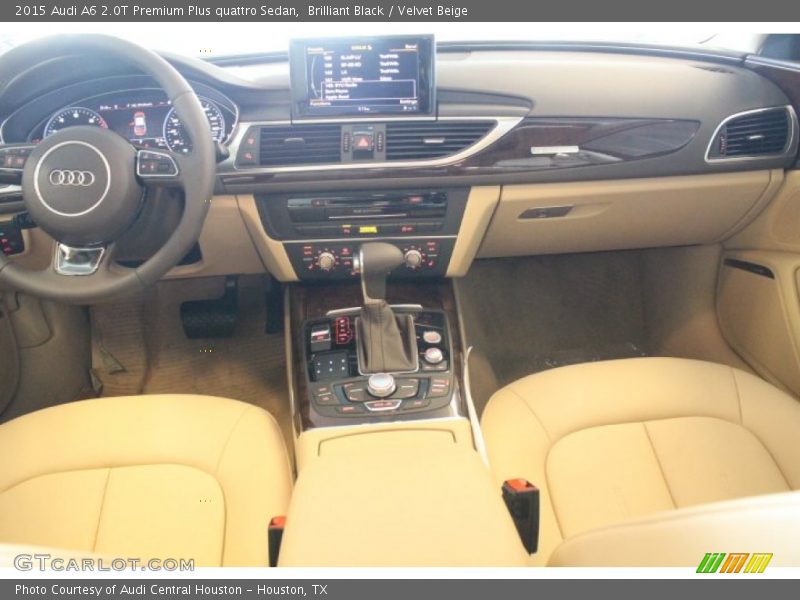 Brilliant Black / Velvet Beige 2015 Audi A6 2.0T Premium Plus quattro Sedan