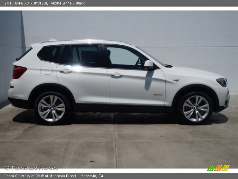 Alpine White / Black 2015 BMW X3 xDrive28i