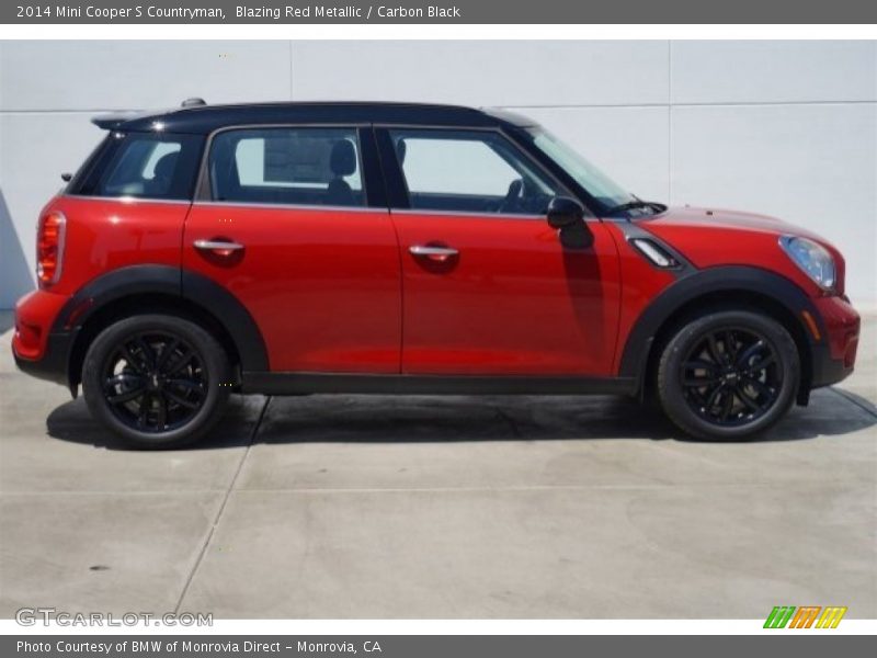 Blazing Red Metallic / Carbon Black 2014 Mini Cooper S Countryman