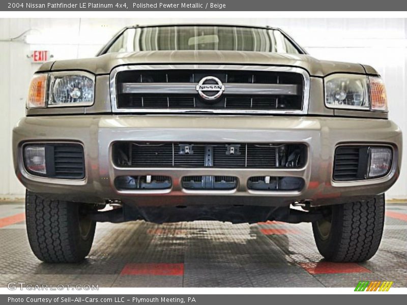 Polished Pewter Metallic / Beige 2004 Nissan Pathfinder LE Platinum 4x4