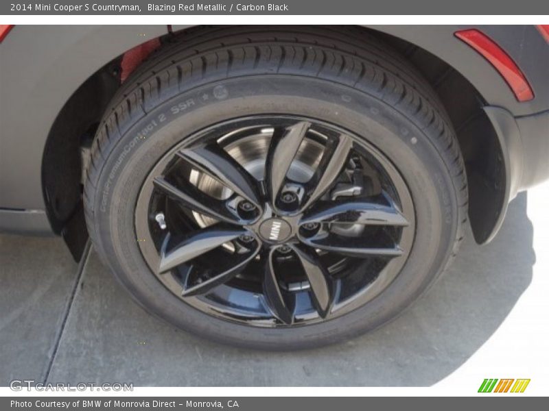 Blazing Red Metallic / Carbon Black 2014 Mini Cooper S Countryman