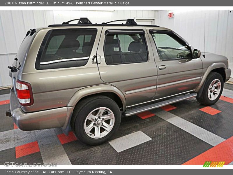 Polished Pewter Metallic / Beige 2004 Nissan Pathfinder LE Platinum 4x4