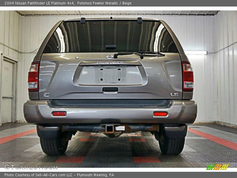 Polished Pewter Metallic / Beige 2004 Nissan Pathfinder LE Platinum 4x4