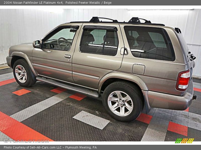 Polished Pewter Metallic / Beige 2004 Nissan Pathfinder LE Platinum 4x4