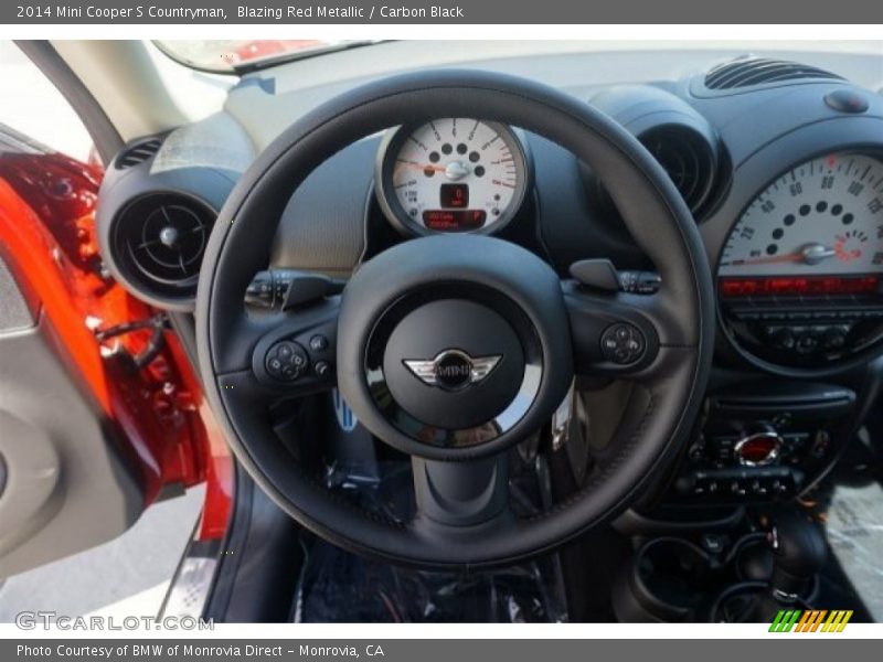 Blazing Red Metallic / Carbon Black 2014 Mini Cooper S Countryman