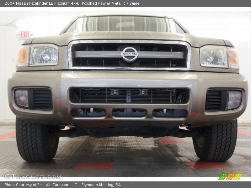 Polished Pewter Metallic / Beige 2004 Nissan Pathfinder LE Platinum 4x4