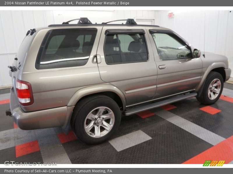 Polished Pewter Metallic / Beige 2004 Nissan Pathfinder LE Platinum 4x4