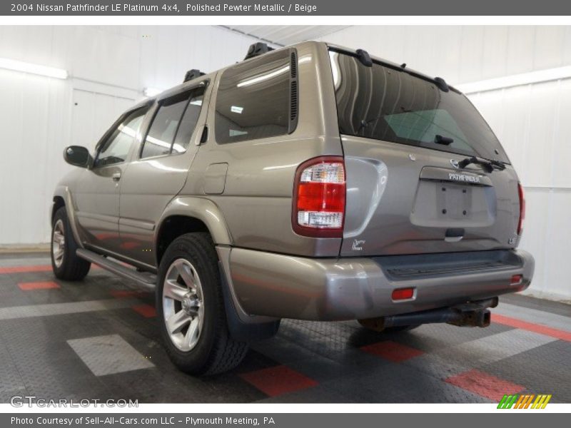 Polished Pewter Metallic / Beige 2004 Nissan Pathfinder LE Platinum 4x4