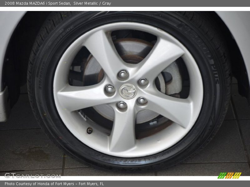 Silver Metallic / Gray 2008 Mazda MAZDA6 i Sport Sedan
