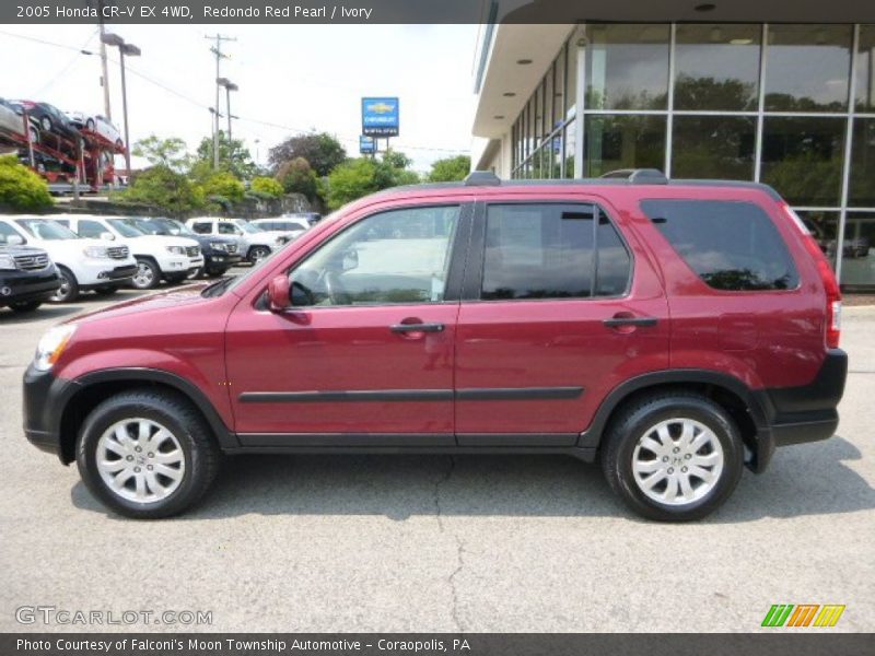 Redondo Red Pearl / Ivory 2005 Honda CR-V EX 4WD