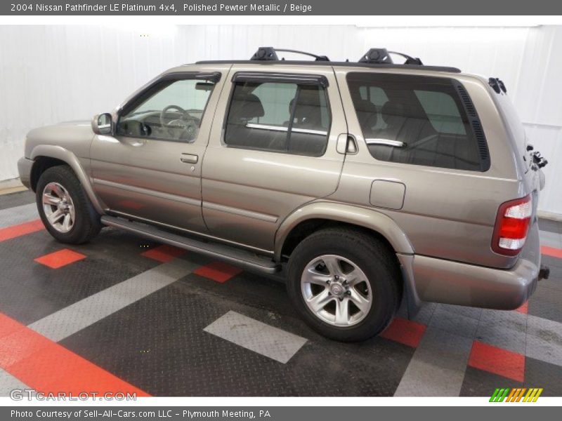 Polished Pewter Metallic / Beige 2004 Nissan Pathfinder LE Platinum 4x4