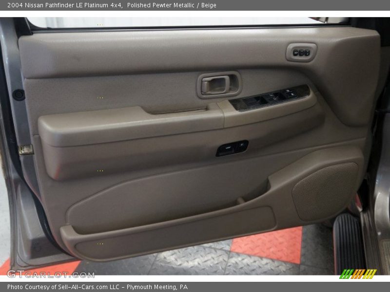 Polished Pewter Metallic / Beige 2004 Nissan Pathfinder LE Platinum 4x4
