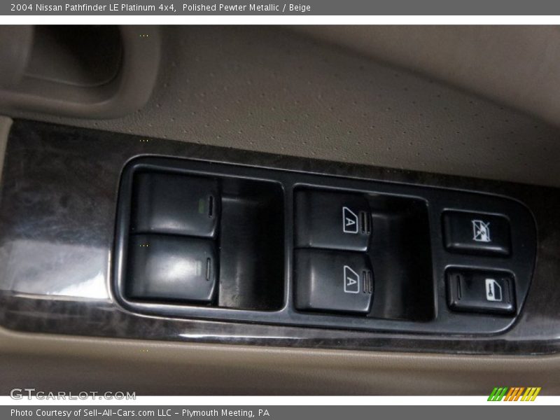 Polished Pewter Metallic / Beige 2004 Nissan Pathfinder LE Platinum 4x4