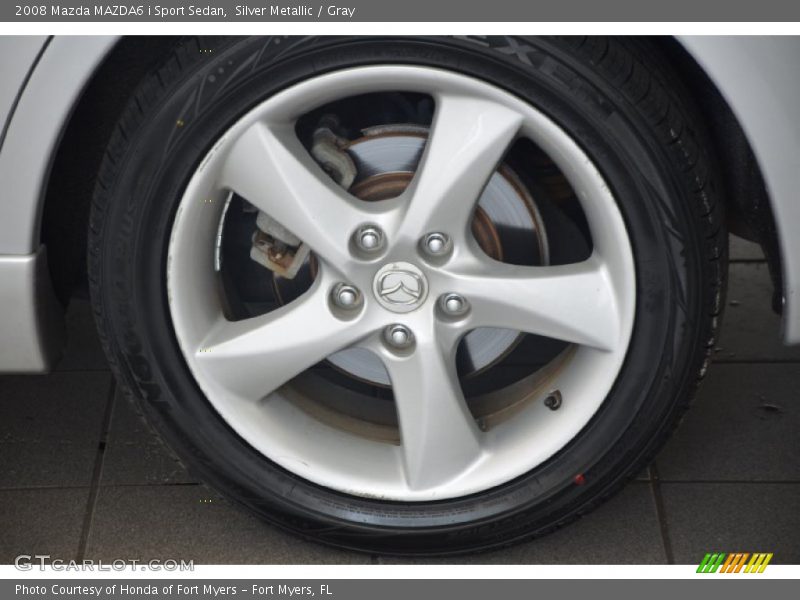 Silver Metallic / Gray 2008 Mazda MAZDA6 i Sport Sedan