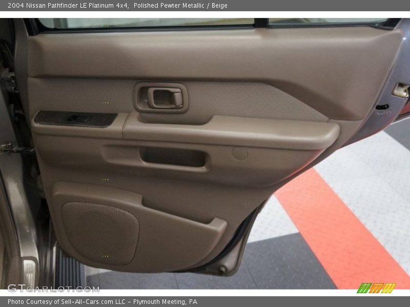 Polished Pewter Metallic / Beige 2004 Nissan Pathfinder LE Platinum 4x4