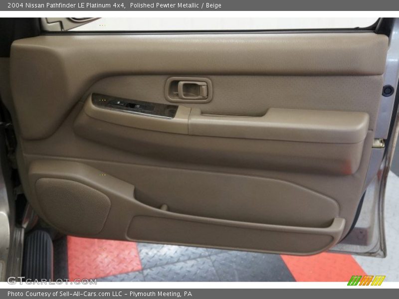 Polished Pewter Metallic / Beige 2004 Nissan Pathfinder LE Platinum 4x4