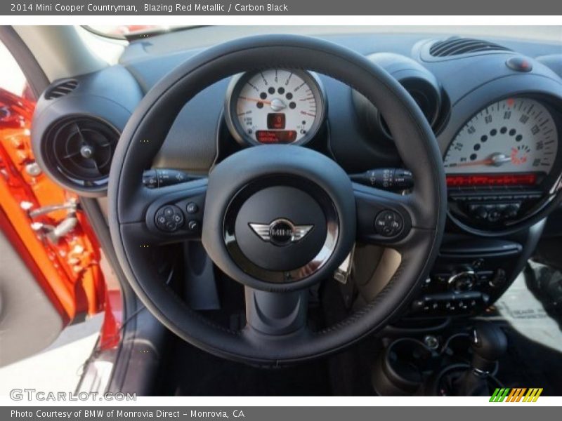Blazing Red Metallic / Carbon Black 2014 Mini Cooper Countryman