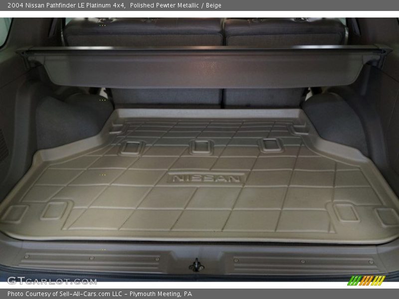 Polished Pewter Metallic / Beige 2004 Nissan Pathfinder LE Platinum 4x4