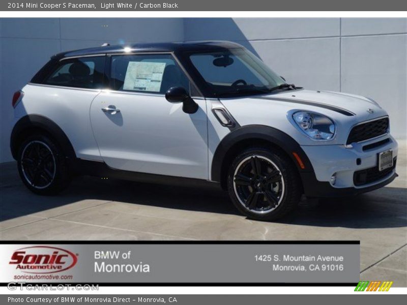 Light White / Carbon Black 2014 Mini Cooper S Paceman