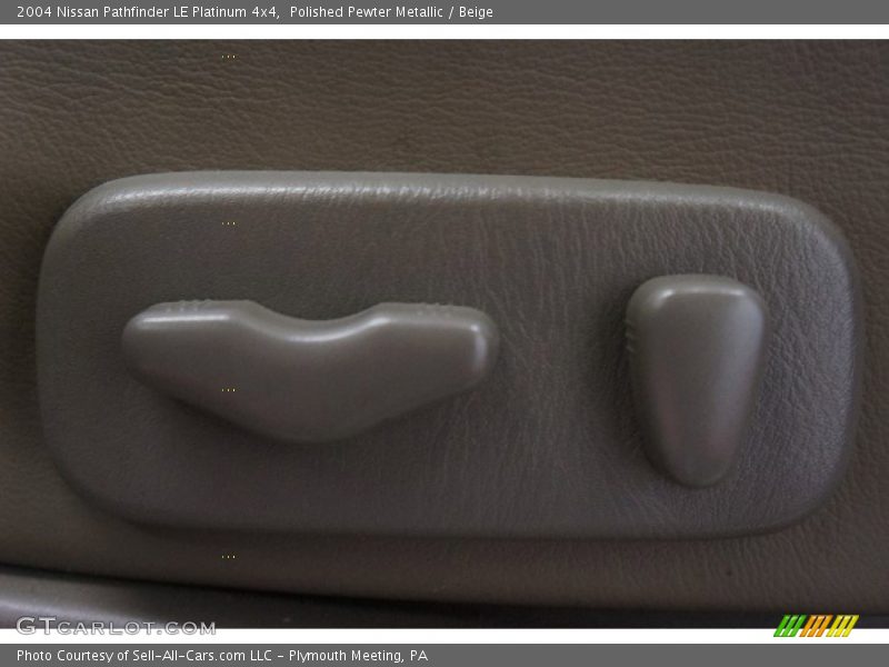 Polished Pewter Metallic / Beige 2004 Nissan Pathfinder LE Platinum 4x4