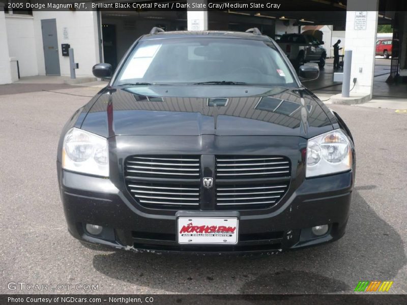 Brilliant Black Crystal Pearl / Dark Slate Gray/Medium Slate Gray 2005 Dodge Magnum R/T