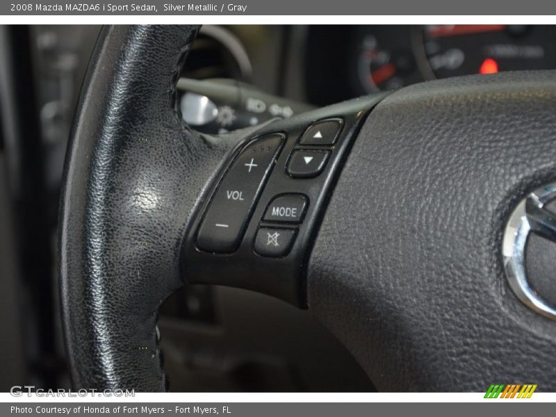 Silver Metallic / Gray 2008 Mazda MAZDA6 i Sport Sedan
