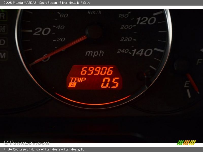 Silver Metallic / Gray 2008 Mazda MAZDA6 i Sport Sedan