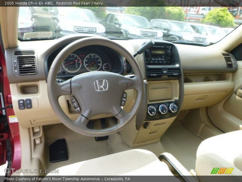 Redondo Red Pearl / Ivory 2005 Honda CR-V EX 4WD