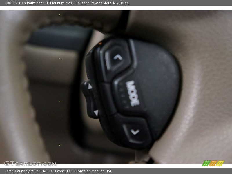 Polished Pewter Metallic / Beige 2004 Nissan Pathfinder LE Platinum 4x4